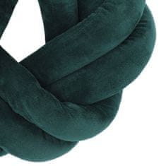 OJEDA Uzlovaný polštář zelený 30 cm