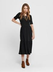 Jacqueline de Yong Dámské šaty JDYDALILA Loose Fit 15195291 Black (Velikost XS)