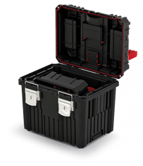 Ostatní Mobilní box na nářadí HEAVY černý 450x360x640mm KHVWM-S411