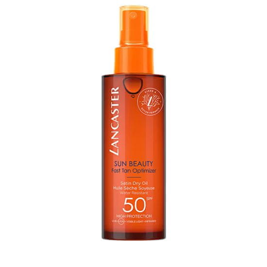 Lancaster Suchý olej na opalování SPF 50 Sun Beauty (Satin Dry Oil) 150 ml