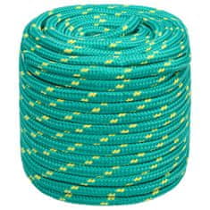Greatstore Lodní lano zelené 16 mm 250 m polypropylen