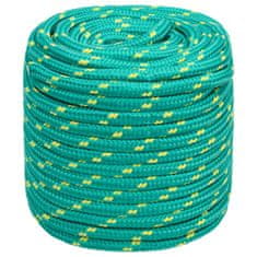 Greatstore Lodní lano zelené 16 mm 100 m polypropylen