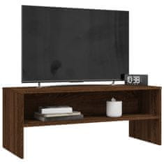 Vidaxl TV skříňka hnědý dub 100 x 40 x 40 cm kompozitní dřevo