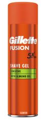 Gillette Fusion Sensitive gel na holení 200 ml