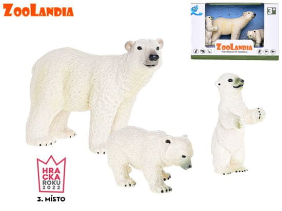 Zoolandia lední medvěd s mláďaty