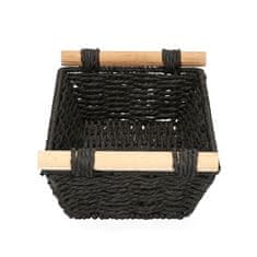 Homla MOSVIK Basket černý 27x15x7,5 cm