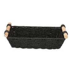 Homla MOSVIK Basket černý 27x15x7,5 cm