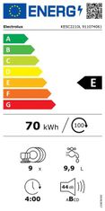 Electrolux Vestavná myčka nádobí 600 FLEX SatelliteClean KESC2210L