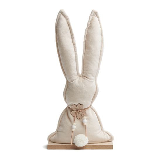 Homla Dekorace BOLANI velurový králík 19 cm