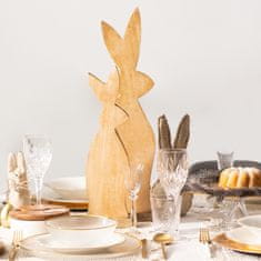 Homla Dekorativní dřevěný králík TOBY 70x25 cm