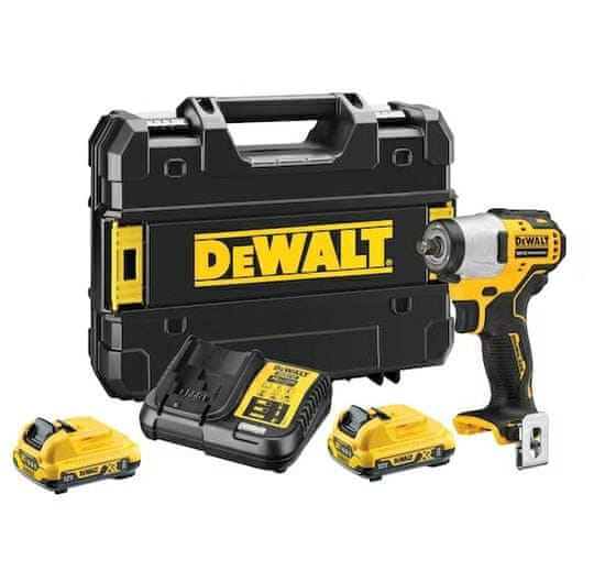 shumee DEWALT. NÁRAZOVÝ KLÍČ 3/8" 12V DCF902D2 168Nm 2x2,0Ah TSTAK