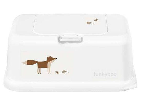 Funkybox Box na papírové kapesníky, White Funky Fox