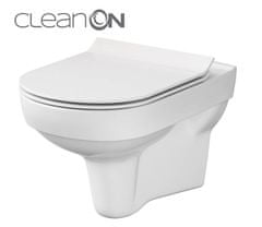 KOUPELNYMOST Geberit kombifix eco, nádržka up 320 bez tlačítka + wc cersanit city new cleanon + wc sedátko slim (110.302.00.5 CI2)