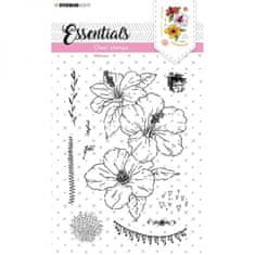 Aladine Gelová razítka Studio Light Hibiscus, A5 (10 ks) – ibišek