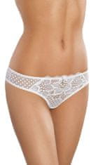 Gabidar Dámská tanga 170 white + Ponožky Gatta Calzino Strech, bílá, XL