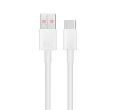 MobilPouzdra.cz Data kabel Huawei USB-C, 6A, 66W, super charger, 1m, bílá