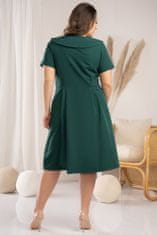 KARKO KATARZYNA šaty s límečkem zelené 46