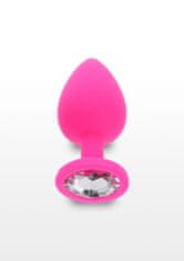 Toyjoy Anální kolík Anal Play Diamond Booty Jewel Large pink