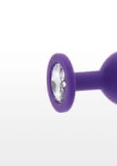 Toyjoy Anální kolík Anal Play Diamond Booty Jewel Large purple