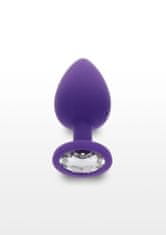 Toyjoy Anální kolík Anal Play Diamond Booty Jewel Large purple