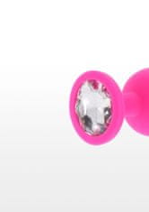 Toyjoy Anální kolík Anal Play Diamond Booty Jewel Large pink