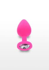 Toyjoy Anální kolík Anal Play Diamond Booty Jewel Medium pink