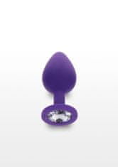 Toyjoy Anální kolík Anal Play Diamond Booty Jewel Medium purple