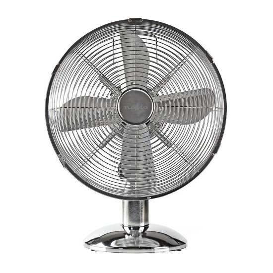 Northix Table Fan with 3 Speeds - Chrome