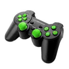 Northix Esperanza - Controller, Wired - Warrior - Black / Green 