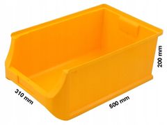 Skladovací plastové úložný Box ProfiPlus 5 | Žlutá