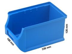 Skladovací plastové úložný Box ProfiPlus 3 | Modrý