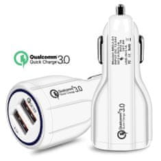 MG Car Charger autonabíječka 2x USB 35W 3.1A QC, bíla