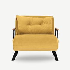 Atelier Del Sofa 1-místná pohovka Sando Single - Mustard, Hořčicová