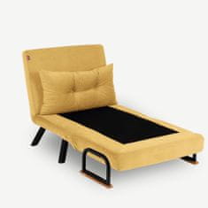 Atelier Del Sofa 1-místná pohovka Sando Single - Mustard, Hořčicová