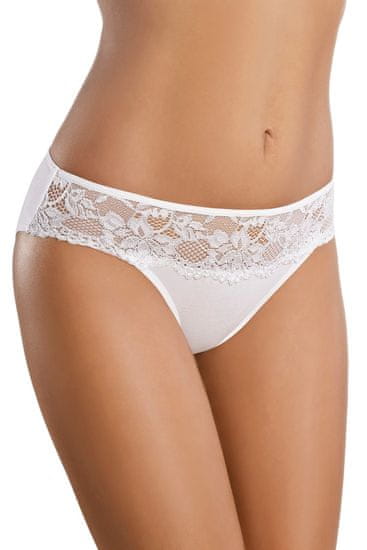 Gabidar Dámské brazilky 056 white + Ponožky Gatta Calzino Strech