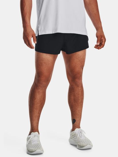 Under Armour Kraťasy UA LAUNCH SPLIT PERF SHORT-BLK