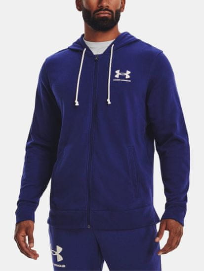 Under Armour Mikina UA Rival Terry LC FZ-BLU