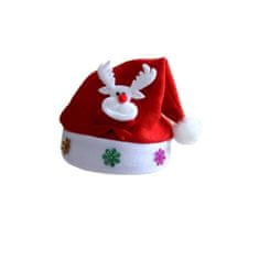 Northix Santa Hat s motivem Blinking - Rudolph the Red Noed Reindeer 