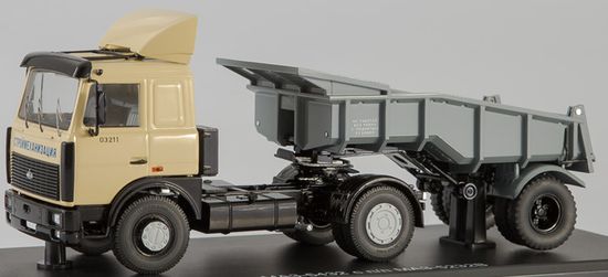 Start Scale Models MAZ-5432, tahač s přívesem MAZ-5232V, 1/43