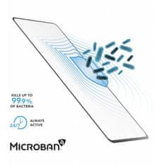 CellularLine Antimikrobiální ochranné tvrzené sklo Antibiom pro Samsung Galaxy A51, černé