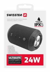 SWISSTEN Bluetooth Reproduktor Swissten Ultimate 24W Černý 8595217480322