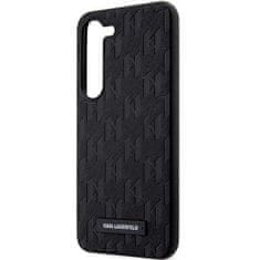 Karl Lagerfeld KLHCS23MSAKLHPK hard silikonové pouzdro Samsung Galaxy S23 PLUS 5G black Saffiano Mono Metal Logo