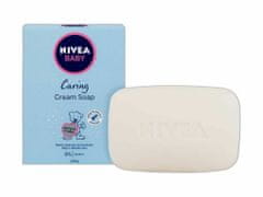 Nivea 100g baby caring cream soap, tuhé mýdlo