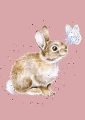 Aladine Zápisník A6 Wrendale Designs – králík a motýlek