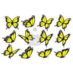 Caketools "Motýli žlutí 12ks" - A4