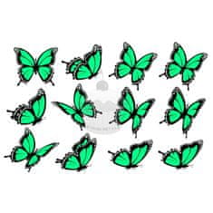 Caketools "Motýli mint 12ks" - A4
