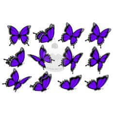 Caketools "Motýli purple 12ks" - A4