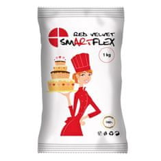 Smartflex Red velvet 1kg - potahovací hmota