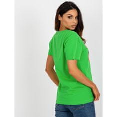 FANCY Dámské tričko s nápisy a potiskem SEGUNDA zelené FA-TS-8385.07_394345 Univerzální