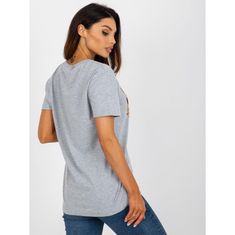 FANCY Dámské tričko s potiskem FIDELA šedé FA-TS-8385.07_394328 Univerzální